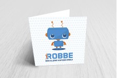Schattig Blauw Robotje Schattig Blauw Robotje